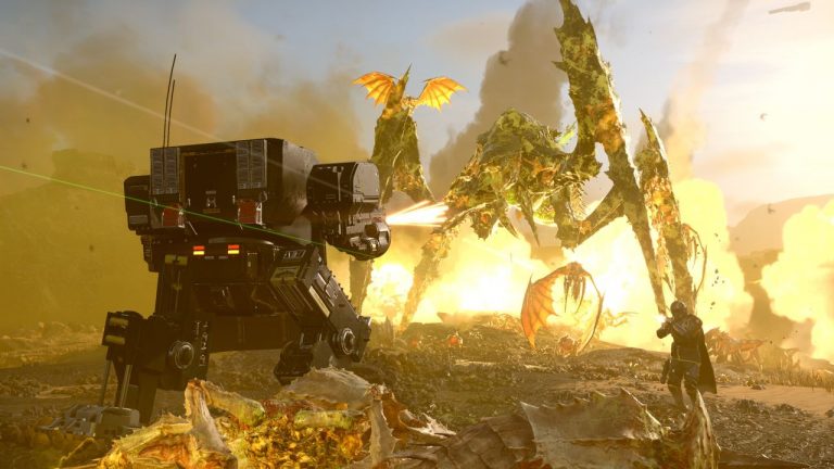 Helldivers 2 is getting a mech-themed Warbond that adds two new exosuits—one of which carries a shield and a flak cannon