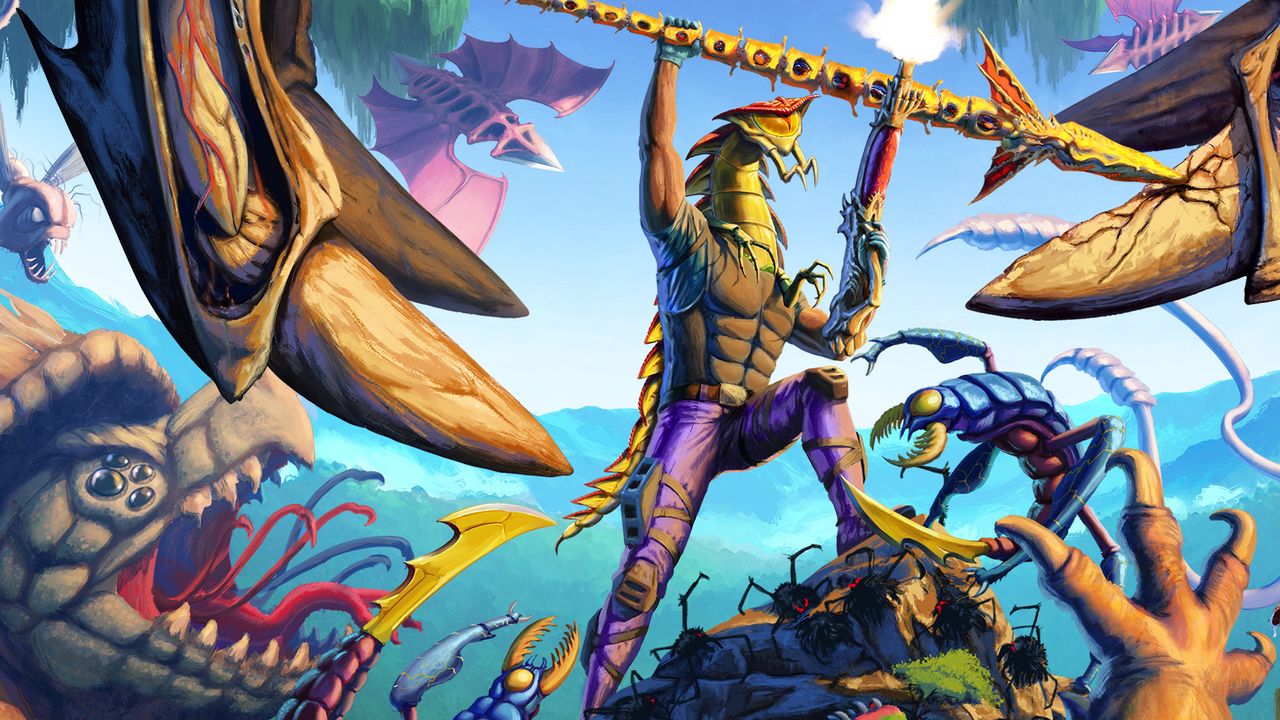 Trippy, psychedelic alien shooter ChainStaff shows there are still new ways for games to be ‘retro’