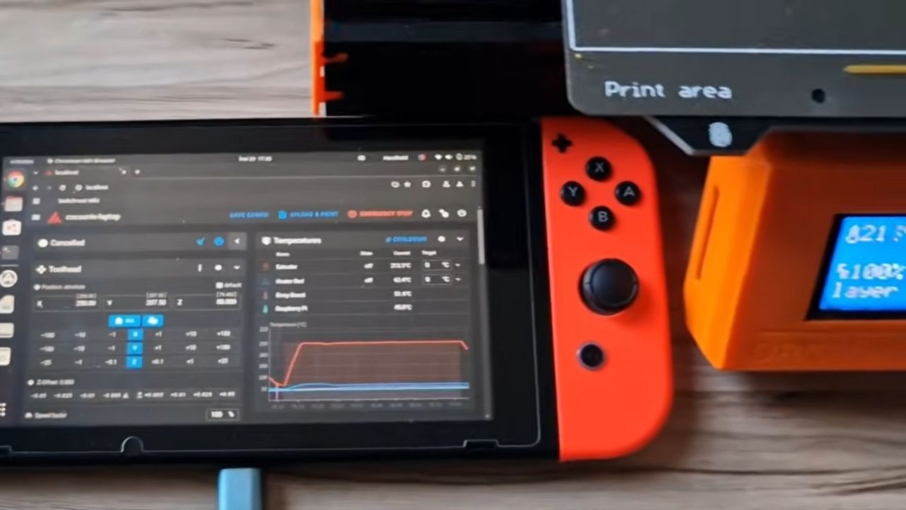 An engineer has worked out how to speed up a 3D printer by 1000% with a Nintendo Switch, though ‘for most people, a Raspberry Pi is a better choice’