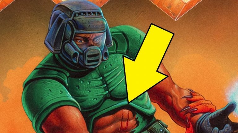 It’s time to set the record straight: Doomguy’s armor does not have a tummy window, his shirt just got ripped