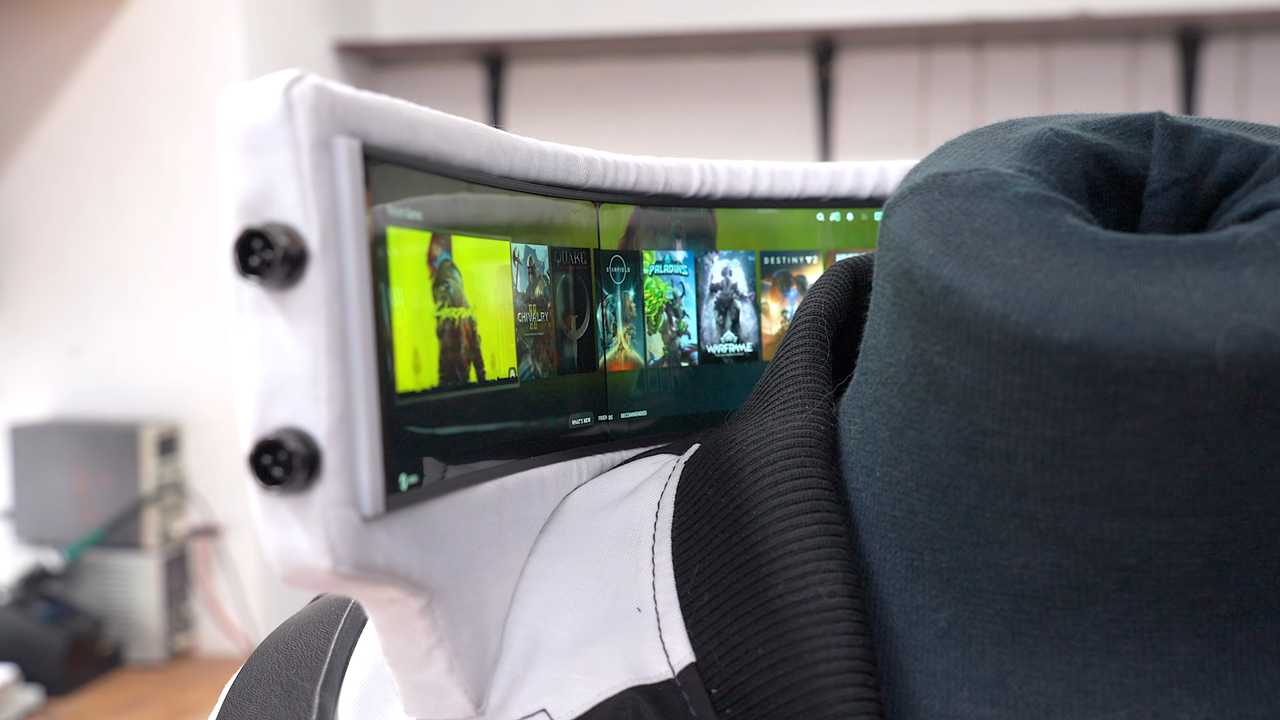 Cosplayer creates a real-life Cyberpunk 2077 jacket, complete with a flexible OLED collar that you can actually game on