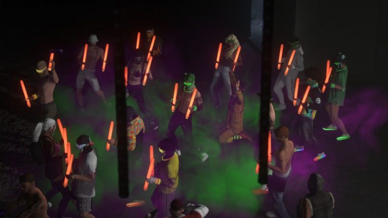 GTA roleplayers built a secret Boiler Room rave beneath Los Santos, complete with DJs, club photographers, biker security, and a custom party drug