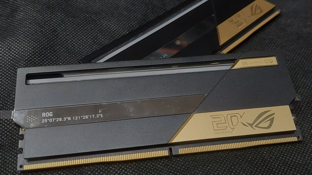 We’re getting closer to a 100% ROG rig as Asus gets into the DRAM game for its 20th anniversary