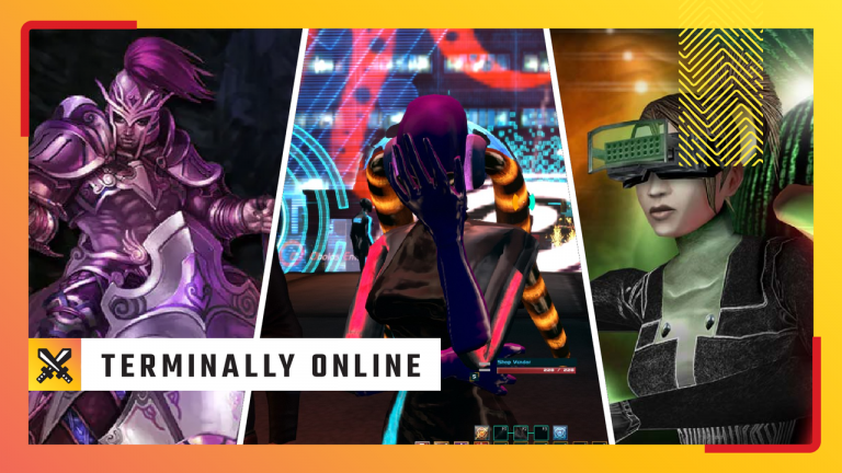 A toast to the wild west weirdos of the MMO goldrush—from the game that unleashed pandora’s lootbox, to a deeply strange mess based off a 1996 science fiction novel