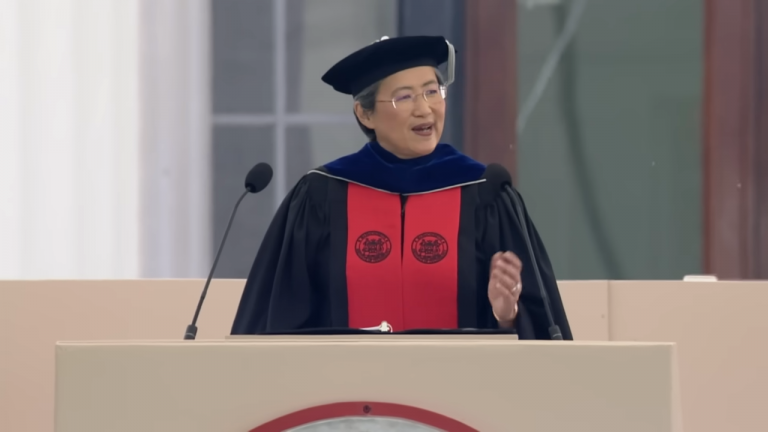 AMD chief Dr. Lisa Su tells MIT graduates, ‘Technology itself does not decide what the future looks like. People do’
