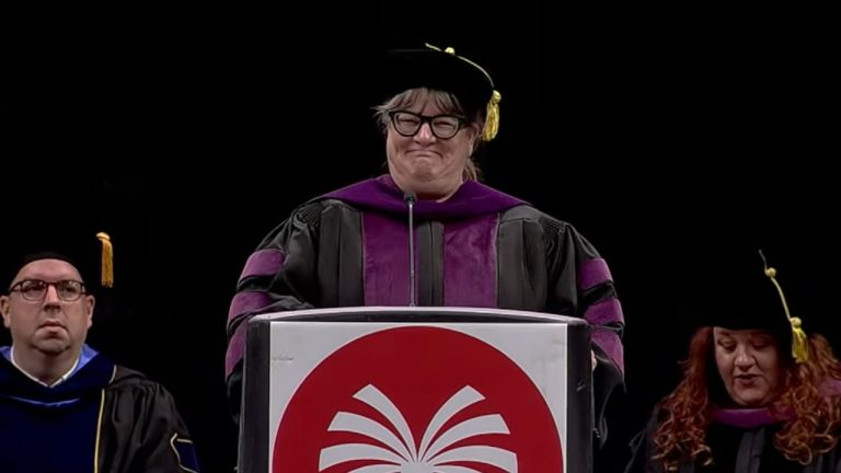 An AI speaker messed up and skipped the names of students at a college commencement ceremony and yes, there were many boos