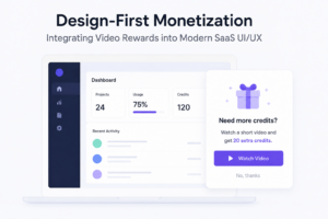 Design-First Monetization: Integrating Video Rewards into Modern SaaS UI/UX