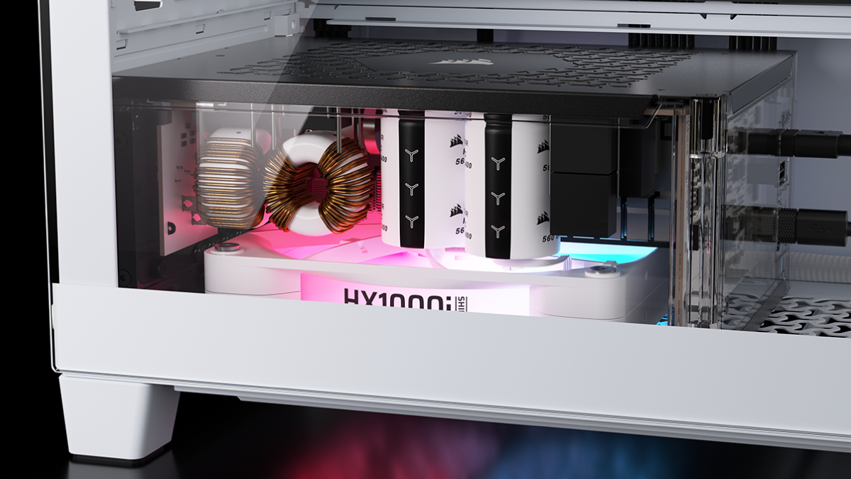 Corsair has shown off a military-themed PC case with fighter jet controls, and it’s still not as over the top as its see-through PSU
