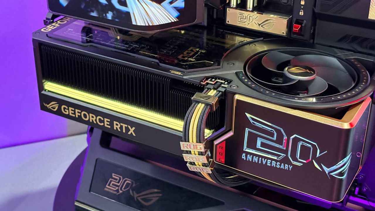 As if ROG Astral 50-series graphics cards could get any beefier, Asus has just announced a CHONKY anniversary update