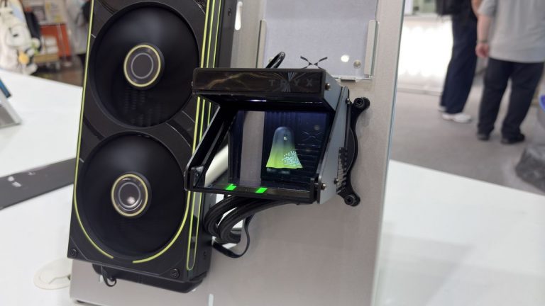 Tryx claims ‘world’s first holographic liquid cooler’ at Computex but I doubt it was much of a contest