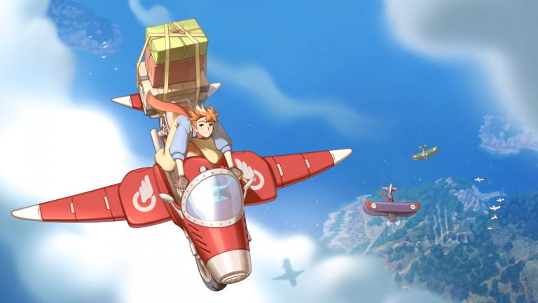Into the Wind is a gorgeous, Ghibli-esque adventure about taking over your missing uncle’s delivery service, but with more dogfighting in your aeroplane bike
