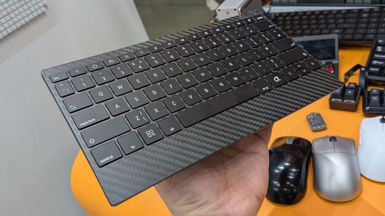 Keychron’s carbon fiber concept is the skinniest keyboard I’ve ever typed on