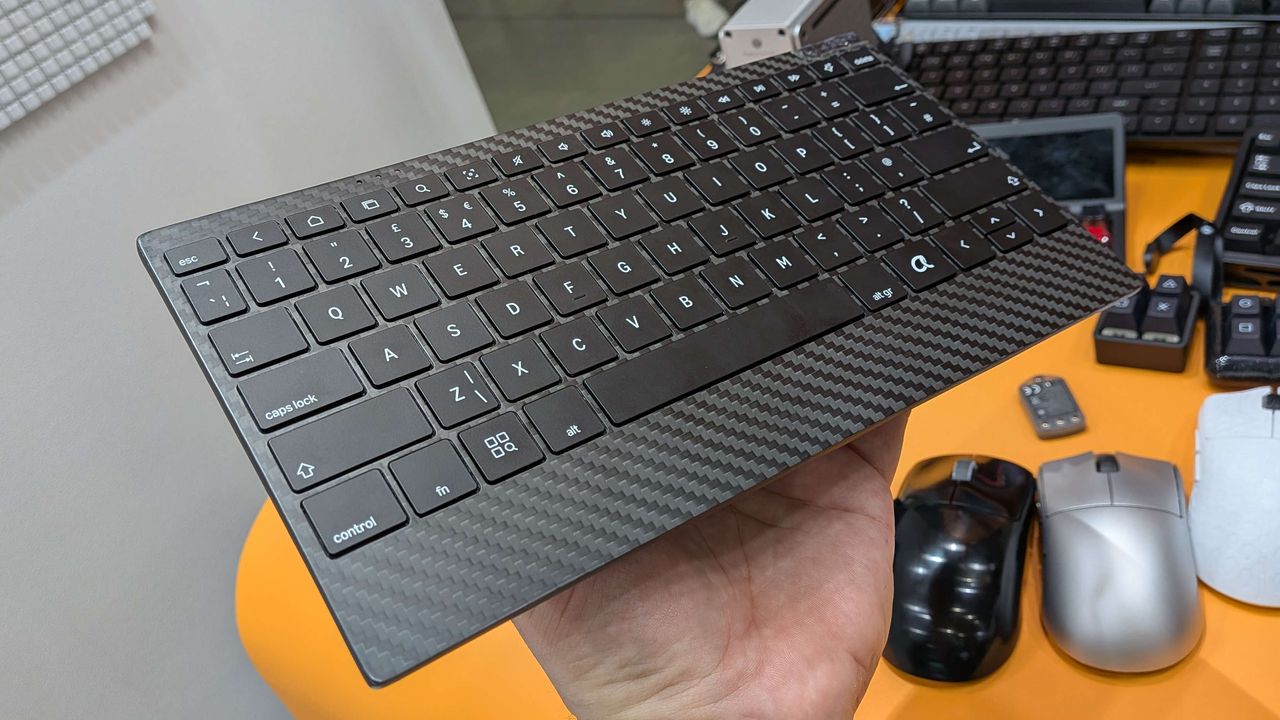 Keychron’s carbon fiber concept is the skinniest keyboard I’ve ever typed on