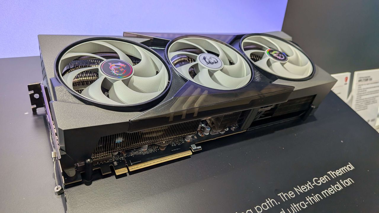Next-gen GPUs aren’t around at Computex, but MSI’s got a taste of what they might look like