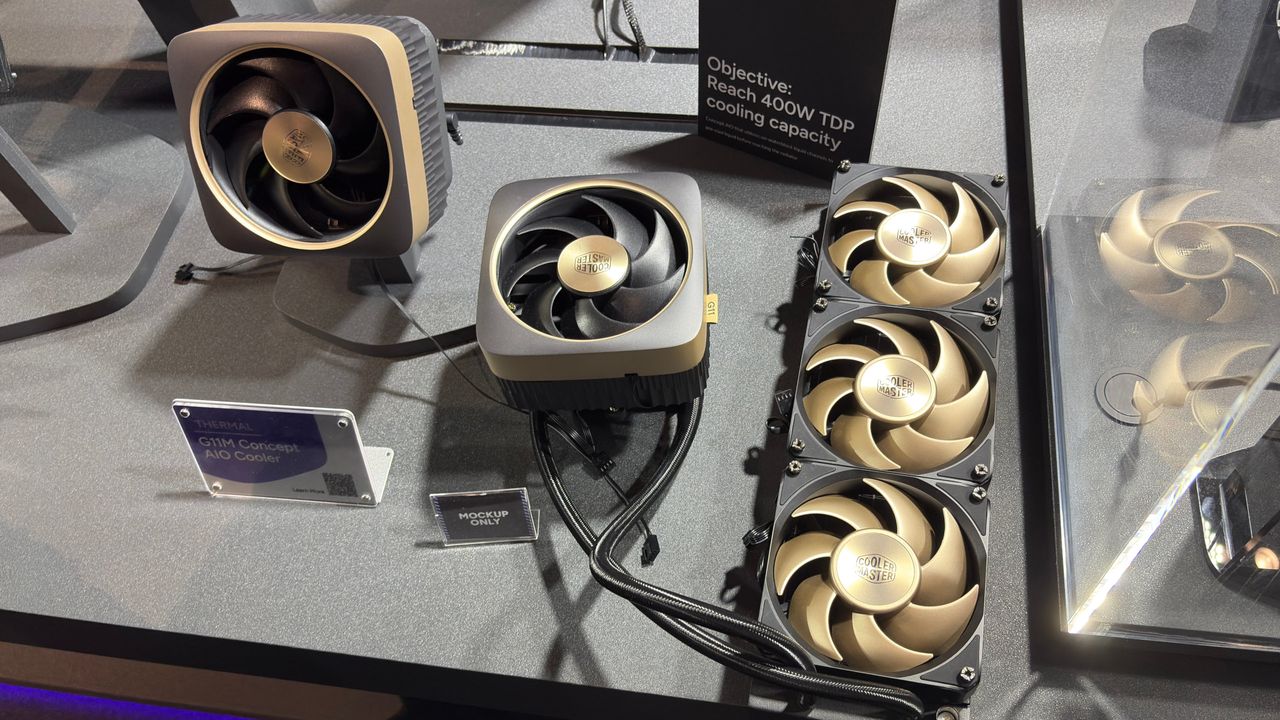 Cooler Master’s concept AIO cooler looks like it could chill Venus into Pluto, and I’m already hunting down the back of my sofa to get the pennies to buy one