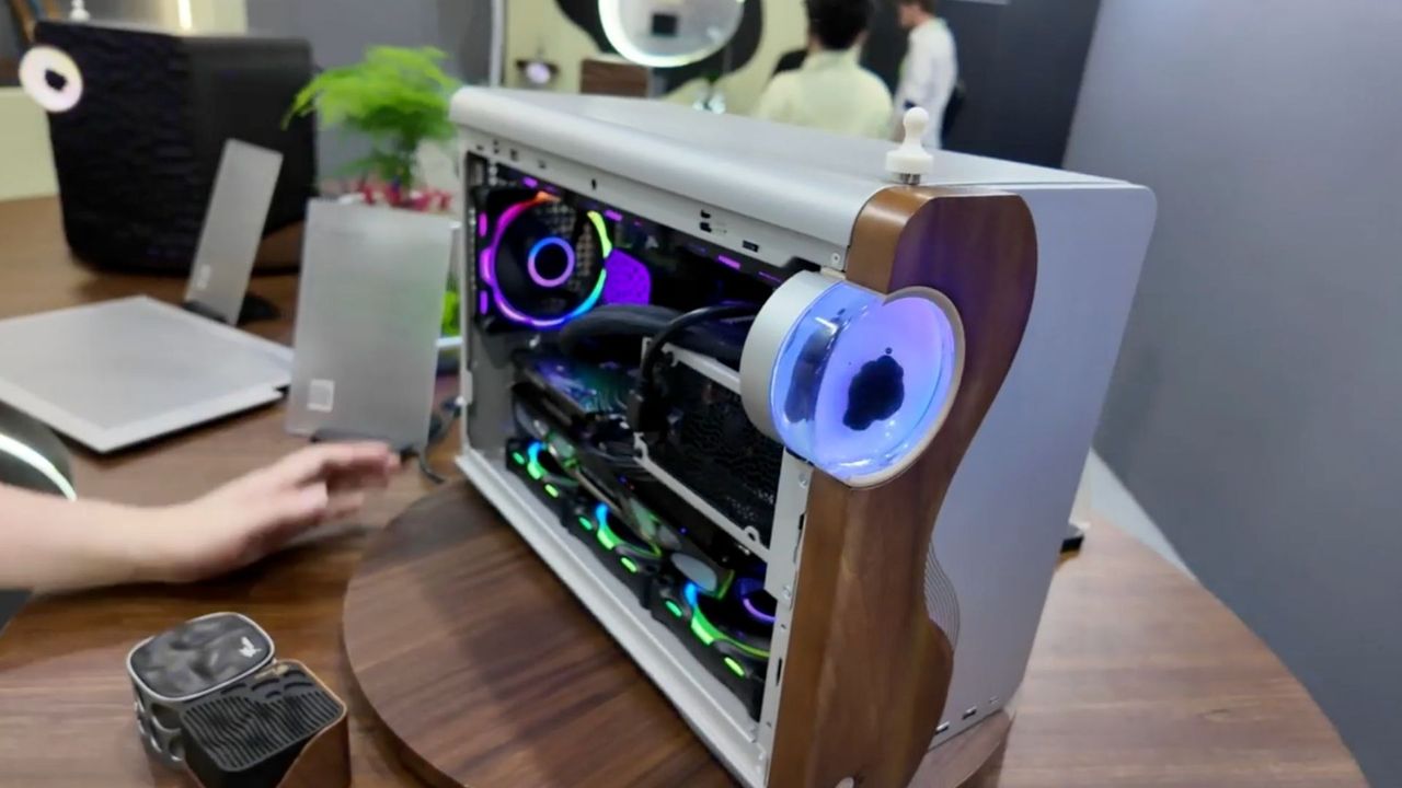 This new microATX PC case comes with a Venom-like black liquid that reacts to sound and magnets, and I find it weirdly alluring