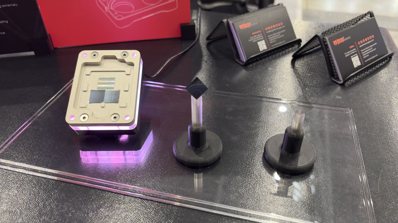 Thermal Grizzly’s experimental direct-die CPU block is ‘3-4 times better’ than most—but it uses diamond sheets that cost €500 each