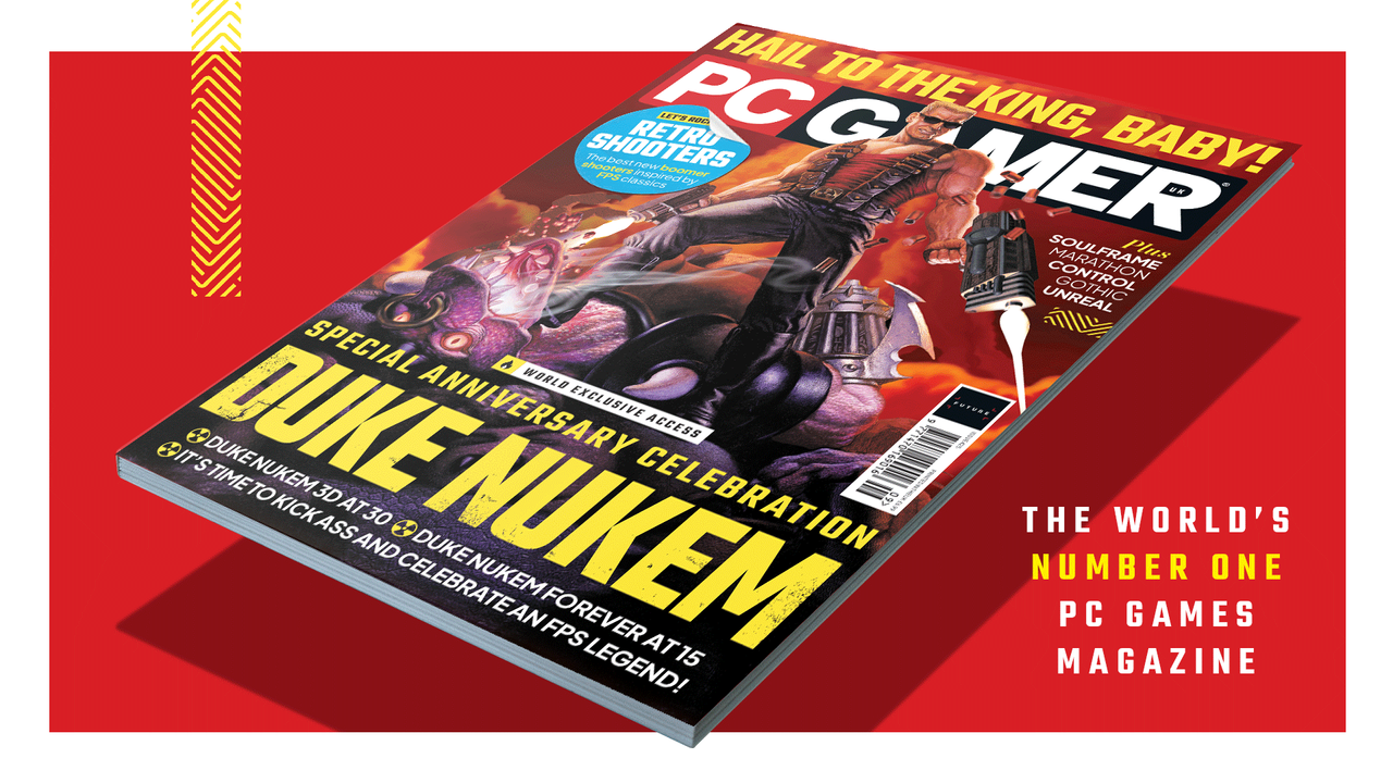 PC Gamer magazine’s new issue is on sale now: Duke Nukem special anniversary celebration