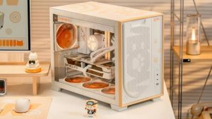 This cat-themed PC case has the best power button I’ve ever seen