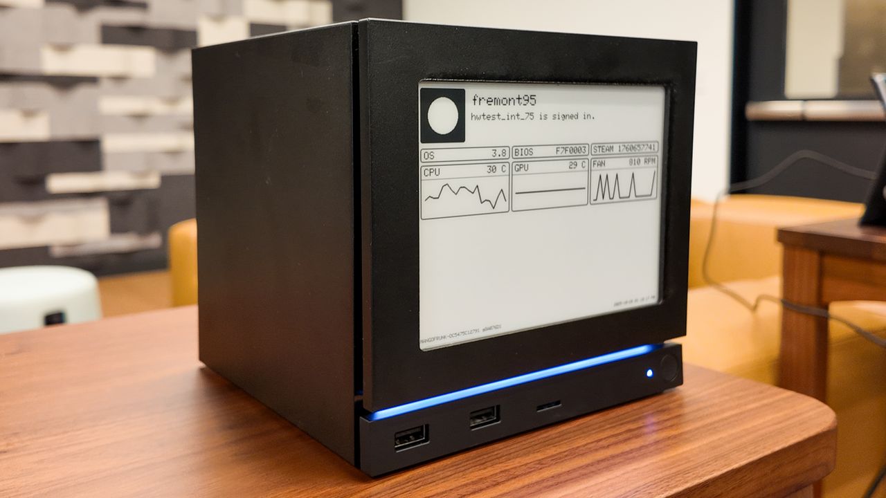 E-Ink faceplates for the Steam Machine are coming, but not from Valve
