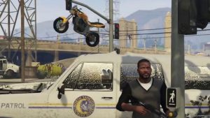 I attempted to become a professional driver in a GTA 5 where every car had no friction