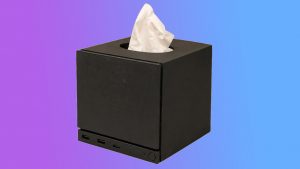 The Steam Machine design makes for a frightfully good tissue box, and now you can 3D print your own