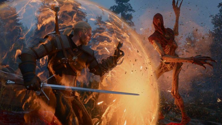 We saw The Witcher 3 – Songs of the Past in action, and the full-game remaster that’s coming this year too
