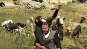I have modded many dogs, several cows, 2 lions, and a chimpanzee into Grand Theft Auto 5, and they are all my friends