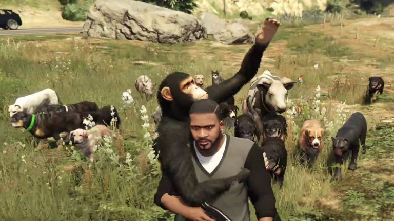 I have modded many dogs, several cows, 2 lions, and a chimpanzee into Grand Theft Auto 5, and they are all my friends