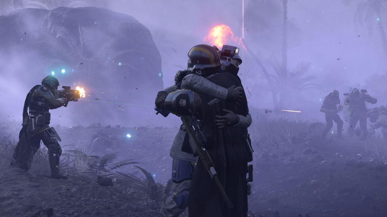 You can now cuddle Helldivers 2’s beloved SEAF troopers, though maybe don’t do what I did and try it when a Crusher’s standing next to you