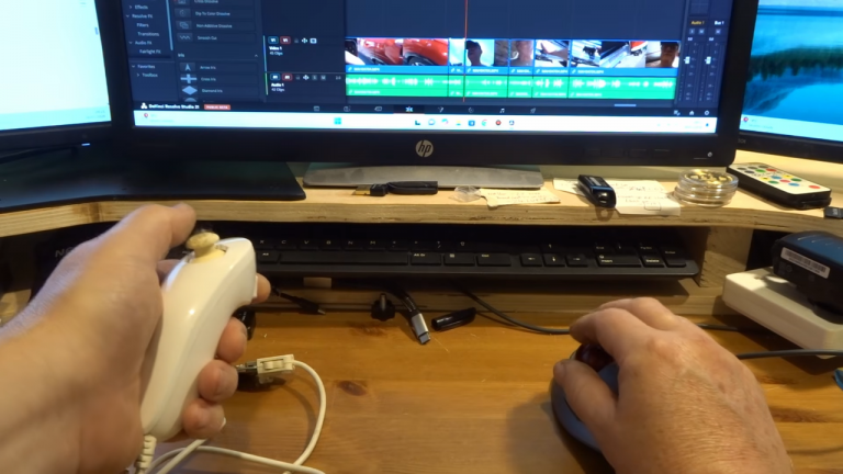 The humble Wii Nunchuck has been turned into a video editing tool because it’s ‘one of the most ergonomic things ever made’