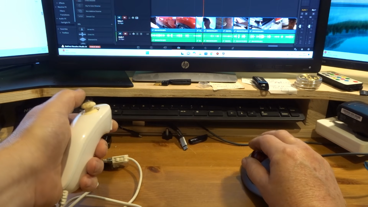 The humble Wii Nunchuck has been turned into a video editing tool because it’s ‘one of the most ergonomic things ever made’