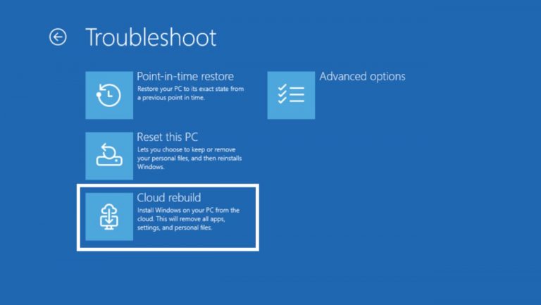 No more USB installation: Windows 11 Insiders now able to fully reset their system via cloud download even when the OS won’t boot