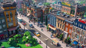 After playing a bit of Lego Skylines, it seems like a city builder for people who care less about traffic jams and more about decorating