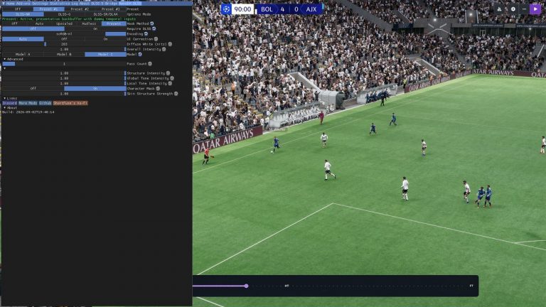 DLSS 5 can be jammed into almost any game now, so I’ve been playing FM26 with neural rendered little computer people because that’s just what I do